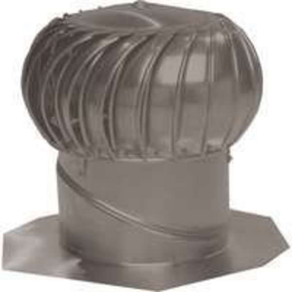 Lomanco LOMANCO Whirlybird BIB14WB Turbine Ventilator, 110 mph, Aluminum, Weathered Bronze BIB14WB